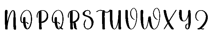 Hockey1 Font UPPERCASE