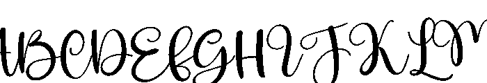 Hockey Font UPPERCASE