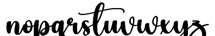 Hockey Font LOWERCASE