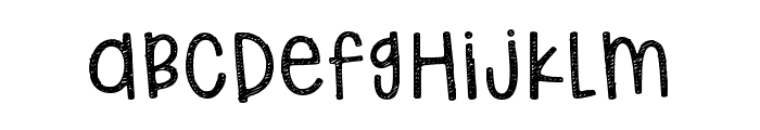 Hodgepodgery Sketched Font LOWERCASE