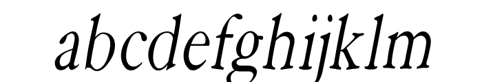 HoffmanFL-Oblique Font LOWERCASE