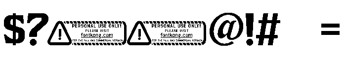 Hogers PERSONAL USE ONLY! Font OTHER CHARS