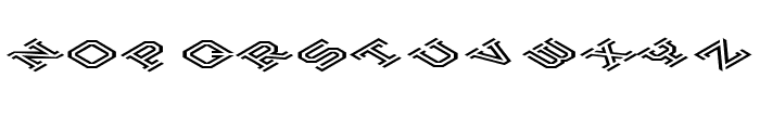 Hokjesgeestcube Bold Italic Font LOWERCASE