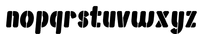 Hold Deck Italic Font LOWERCASE
