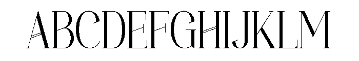 Holdmen Paradise Font UPPERCASE