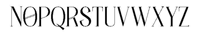 Holdmen Paradise Font LOWERCASE