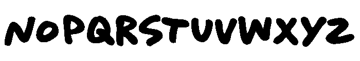 Hole Shot Font UPPERCASE