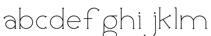 Holea DEMO Light Font LOWERCASE