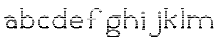 Holea Gradient Font LOWERCASE