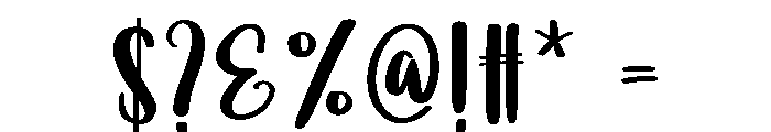 Holiday Birthday Font OTHER CHARS