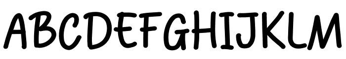 Holiday Ending Font UPPERCASE