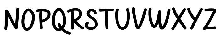 Holiday Ending Font UPPERCASE