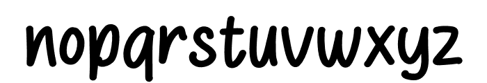 Holiday Ending Font LOWERCASE