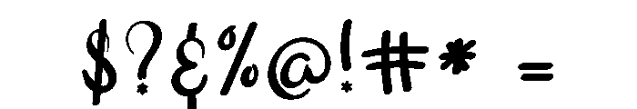 Holiday Farmhouse Font OTHER CHARS