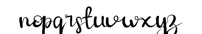 Holiday Farmhouse Font LOWERCASE