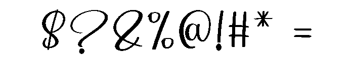 Holiday Honey Font OTHER CHARS