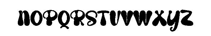 Holiday In Bali Font UPPERCASE