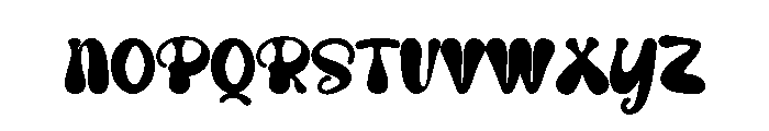 Holiday In Bali Font LOWERCASE