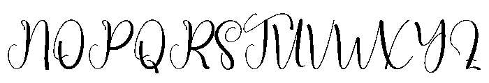 Holiday Magic Font UPPERCASE