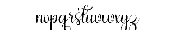 Holiday Magic Font LOWERCASE