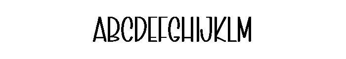 Holiday Season Font UPPERCASE