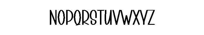 Holiday Season Font UPPERCASE
