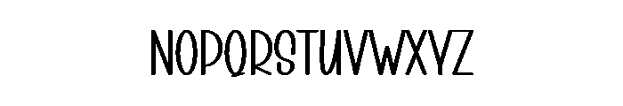 Holiday Season Font LOWERCASE
