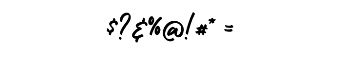 Holiday2 Regular Font OTHER CHARS