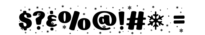 HolidaySnowflakes-Regular Font OTHER CHARS