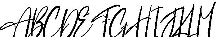 Holidays Font UPPERCASE