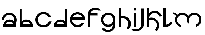 Holitter Cicle Font LOWERCASE