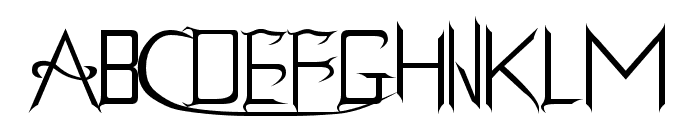 Holitter Gothic Font UPPERCASE