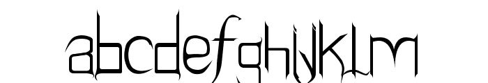 Holitter Gothic Font LOWERCASE