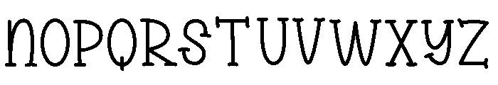 Holla Snow Font UPPERCASE