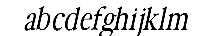 HollaMediaeval-Oblique Font LOWERCASE
