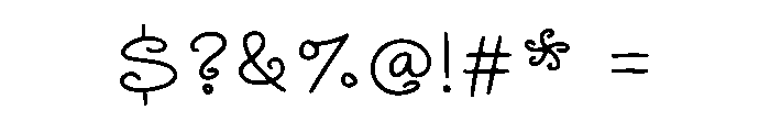 Hollies Daydream Regular Font OTHER CHARS
