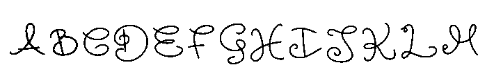 Hollies Daydream Regular Font UPPERCASE
