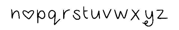 Hollies Daydream Regular Font LOWERCASE