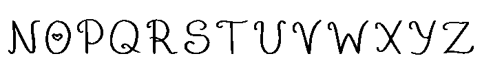 Hollies Fairytale Regular Font UPPERCASE