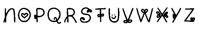 Hollies Flower Pot Regular Font UPPERCASE