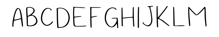 Hollies Handwriting Regular Font UPPERCASE
