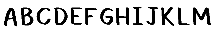 Hollies Ink Regular Font UPPERCASE