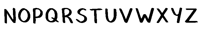 Hollies Ink Regular Font UPPERCASE