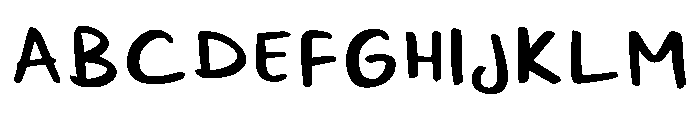 Hollies Lunch Break Regular Font UPPERCASE