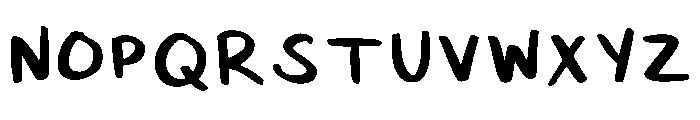 Hollies Lunch Break Regular Font UPPERCASE