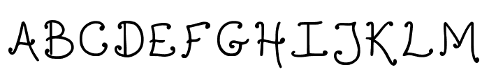Hollies Magic Regular Font UPPERCASE