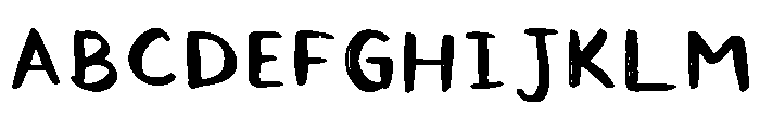 Hollies Marker Regular Font UPPERCASE