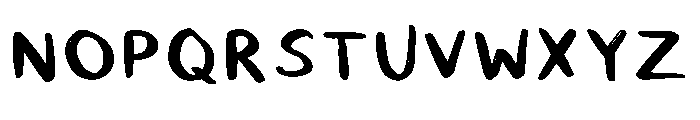 Hollies Marker Regular Font UPPERCASE