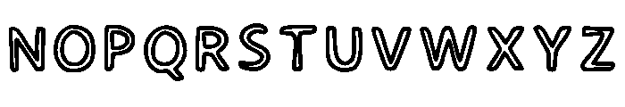 Hollies Outer Shell Regular Font UPPERCASE