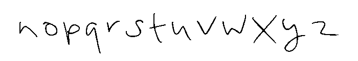 Hollies Scribble Regular Font LOWERCASE
